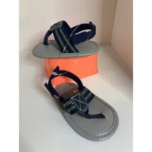 Baby Thong Sandals Flip flops 6-12 months Navy Blue Nautical